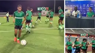Flamingoes training today | Nigeria vs Germany Press Conference (FIFA U17 Women's World Cup)