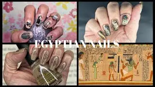 Egyptian Nail Art / Stamping Saturday Group 