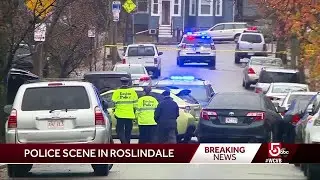 Chase begins in West Roxbury, ends on sidewalk in Roslindale