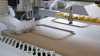 1331 1531 2130 Automatic tool changer CNC nesting router for wood panel furniture making