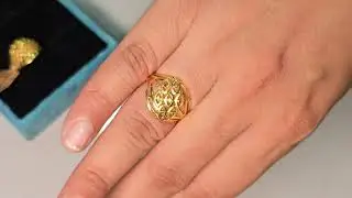 22KT GOLD LADIES RING #trending #viralvideo #gold  #video #viralvideo #jewellery #rings #girl