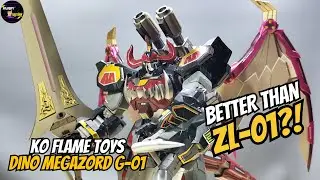 Beast King Model G-01 KO Flame Toys Dino Megazord - Better Than ZL-01?!