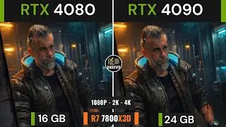 RTX 4080 VS RTX 4090 Test in 20 Games - Raw FPS Only