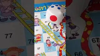 Snakes and Ladders Game | Ular Tangga Raksasa | derasfhi family #shorts