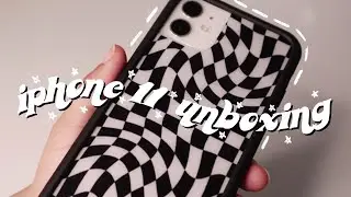 iphone 11 unboxing + customization ft. wildflower cases | white 128gb ☁️