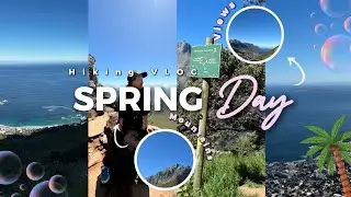 Hiking Vlog: Lion&rsquo;s Head 🫧🦁| Cape Town diaries| Spring day 🌷🩰🤍
