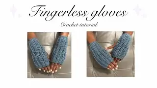 How to make fingerless gloves- easy&beginnerfriendly tutorial🧶🧤