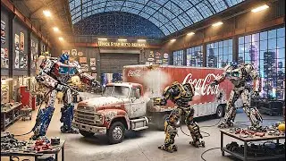 How the Autobots Turned an Old truck into a new Coca-Cola ASMR