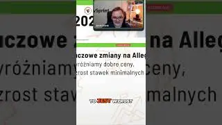 Allegro: Minimalne stawki CPC w g&oacute;rę? Nowe zmiany!