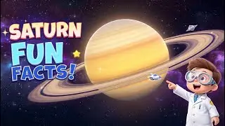 Discover Saturn 🪐 | Fun Space Facts for Kids | The Planet with Magical Rings!