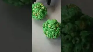 Three-Eyed Monster Popcorn Ball #easyrecipe #shorts