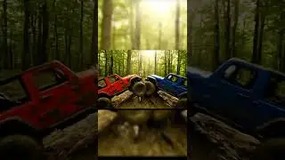RC Jeep Goes Airborne in Extreme Mud Race! #rcoffoad #rcjeep #offroad #rcmud #offroadoverland