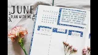 PLAN WITH ME | June 2018 Bullet Journal Setup