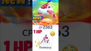 1 HP😲 *New* Therian Enamorus Destroy Grunt Badly in Pokemon go #soparstart #pokemon #shortsfeed