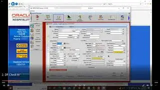 Opera Oracle: DP Check In