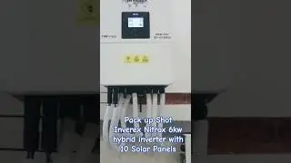 Solar System Installation|Nitrox 6kw pack up shot|😎🌞💥🔥#short #shorts #shortvideo #shots #pack #solar
