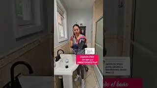 jab&oacute;n potente y vapor para limpiar el ba&ntilde;o #limpieza #cleaner #cocina #cleaning #viral