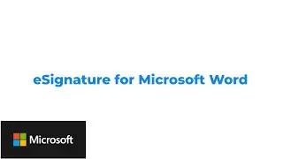 eSignature in Microsoft Word