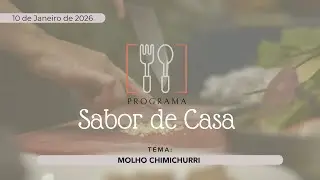 10/01/2026 - [Sabor de Casa] - Igreja Crist&atilde; Maranata - 