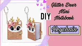 Deer DIY BOOK KEYCHAIN - Easy Crafts for Girls - How To Make Cute Key chains - Viral Tiktok Craft
