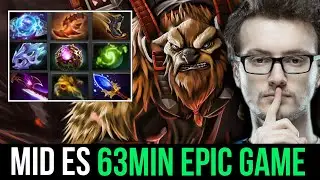 MIRACLE Godlike Mid Earthshaker - Refresher 63min Epic Game