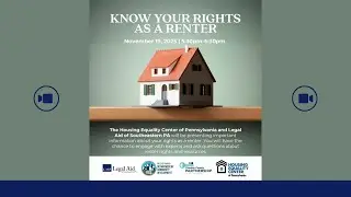 Know Your Rights as a Renter - in English (Nov. 19, 2025)