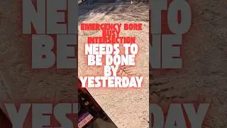 EMRGENCY bore10th st pt 1#drilling #shortsfeed #shorts #pov #work #hardwork #texas #downtown #haters