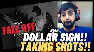 KRSNA TOOK SHOTS AS WELL!! | FALL OFF - EXTENDED VERSION | #KatReactTrain | Reaction