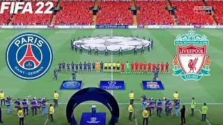 FIFA 22 | Liverpool vs PSG - UCL UEFA Champions League - Full Match & Gameplay