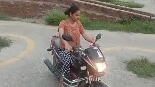 #bike को trial ko lagi practise gardae 🤣