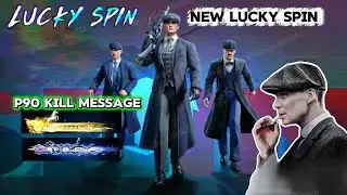 🦄 NEW P90 KILL MESSAGE 😎NEW LUCKY SPIN #bgminewupdate 