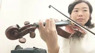 【ロングロングアゴー🎻】指番号付きで演奏しています！