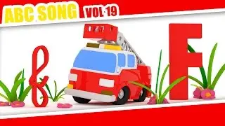 ALPHABET Firetruck Fire engine | Easy ABC Song