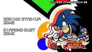 Sonic 3D Blast DX on Sega Genesis Spring Stadium & Diamond Dust | Retro Hightlights