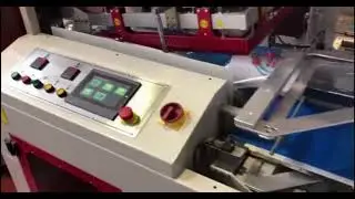 Verpacken von K&uuml;chenrolle in Schrumpffolie mit dem L-Winkelschwei&szlig;er von tbs-pack GmbH!