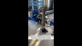 Go with me to explore the steel structure production line.#steelstructure