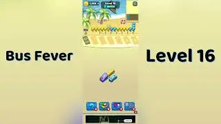 🚌 Bus Fever Level 16 Walkthrough | Step-by-Step Guide 🎮 | SolutionGuruji