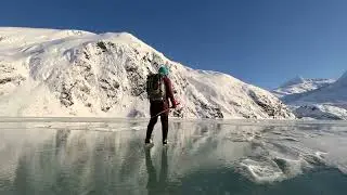 Portage Lake Skate, Alaska. March, 2023