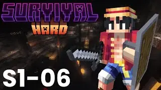 DEATHS, RESETS, and DIAMONDS | Minecraft Gameplay | Survival Hard | S1-E6