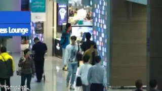 150510 방탄소년단 인천공항 출국 뷔진 잘 다녀와ㅠㅠ
