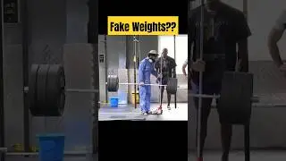 Fake Weights Prank!! 🤣🤣😂 #prank #funny #liftingweights #gym #viralshorts