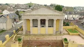 Portico of Ards from the air - drone photo and video services Dublin Ireland