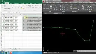 Cara Memasukkan Data Koordinat dan Elevasi Dari Microsoft Excel Ke Dalam AutoCAD