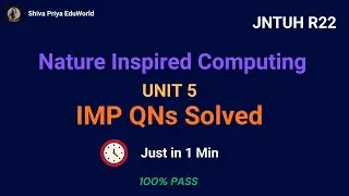 Модуль 5 NIC | Биоинформатика и отображение информации | Вычисления, вдохновленные природой | JNT...