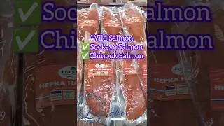 Wild Salmon:Sockeye Salmon, Chinook Salmon#рыба #fish #chinook #sockeyesalmon #new