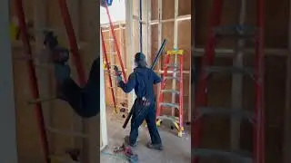 Giving the apprentice a hard time. #plumbing #construction #apprentice