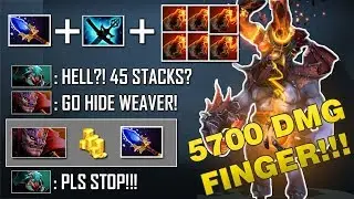 INSANELY HILARIOUS Lion! 5700 Damage Finger! 45 Stacks!