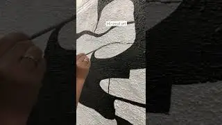 Original mid century wall 🖼️ #minimalart #lineart #abstractart #canvaspainting #creativeart #art