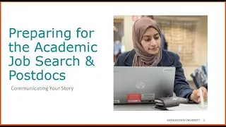 Prepare for the Academic Job Search: Tenure Track & Postdocs