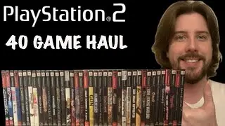 PS2 Game Haul! 40 Games!